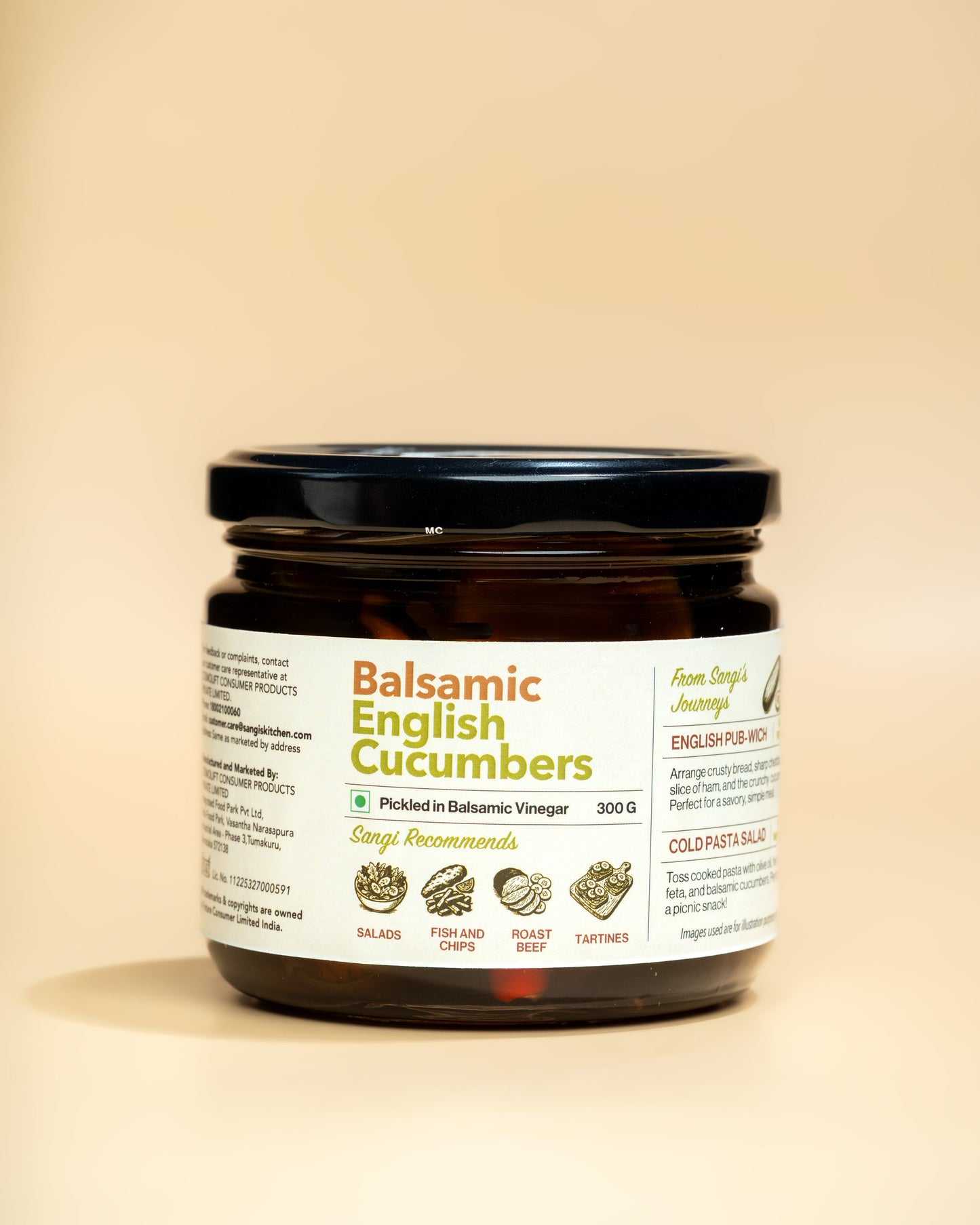 Balsamic English cucumbers