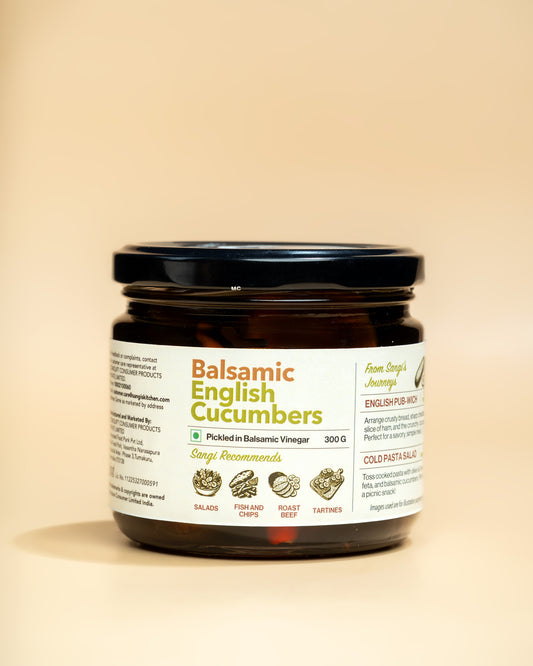 Balsamic English cucumbers