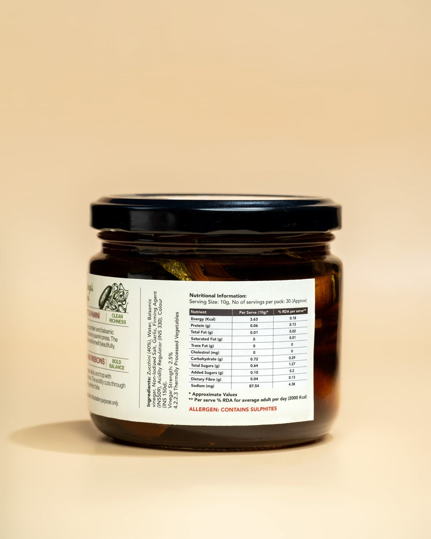 Balsamic Zucchini Ribbons