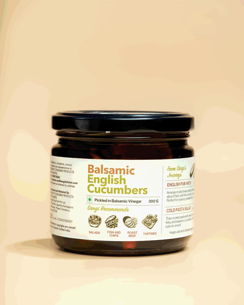 Balsamic English cucumbers