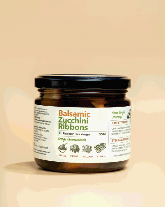Balsamic Zucchini Ribbons